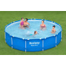 Каркасный бассейн BESTWAY STEEL PRO 396х84см, 8680л + фильтр-насос 2006 л/ч 5612E BW